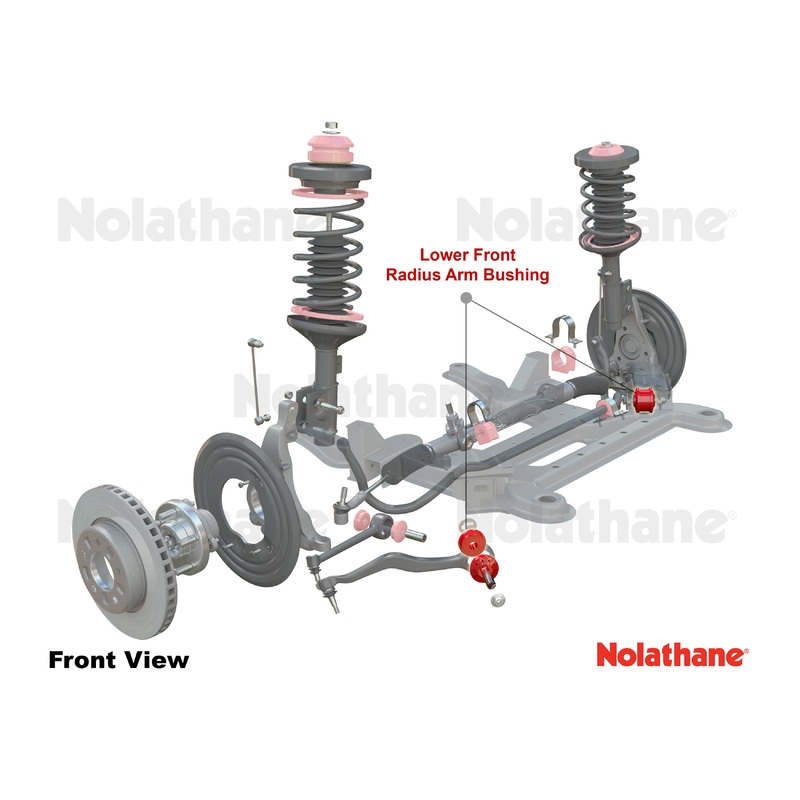 Nolathane Front Radius Arm – Lower Bushing Kit | 2008 Pontiac G8 GT and 2014-2017 Chevrolet SS (REV028.0168)