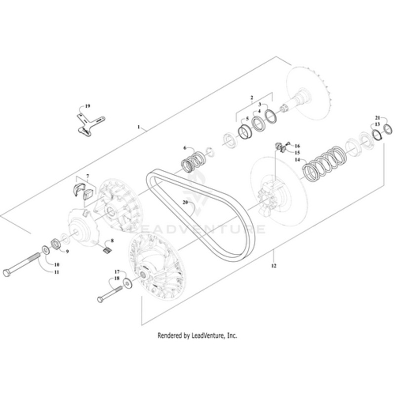 Plate Clutch Retaining by Arctic Cat