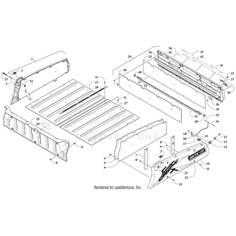 Tailgate Panel – Inner by Arctic Cat