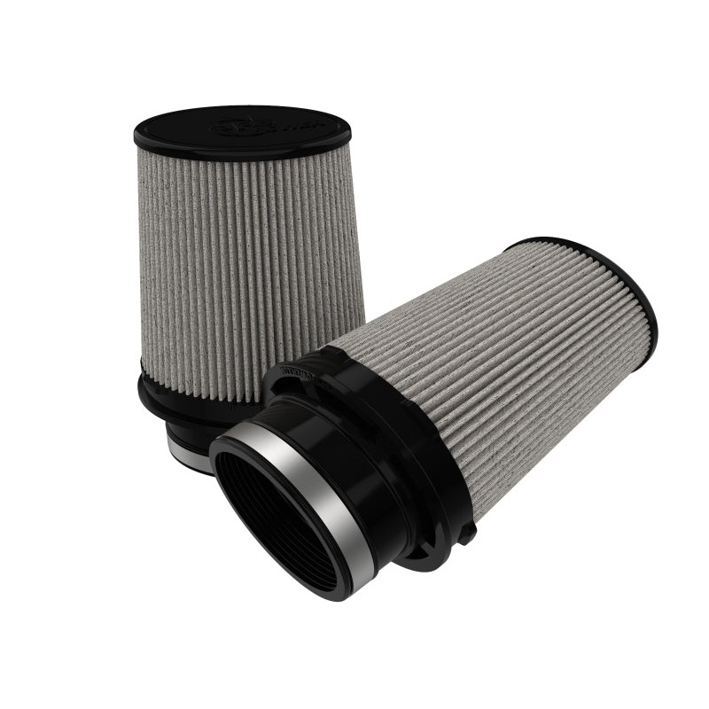 aFe Black Series Replacement Filter w/ Pro DRY S Media 4.5x3IN Fx6x5IN Bx5x3-.75 Tx7IN H – (Pair)