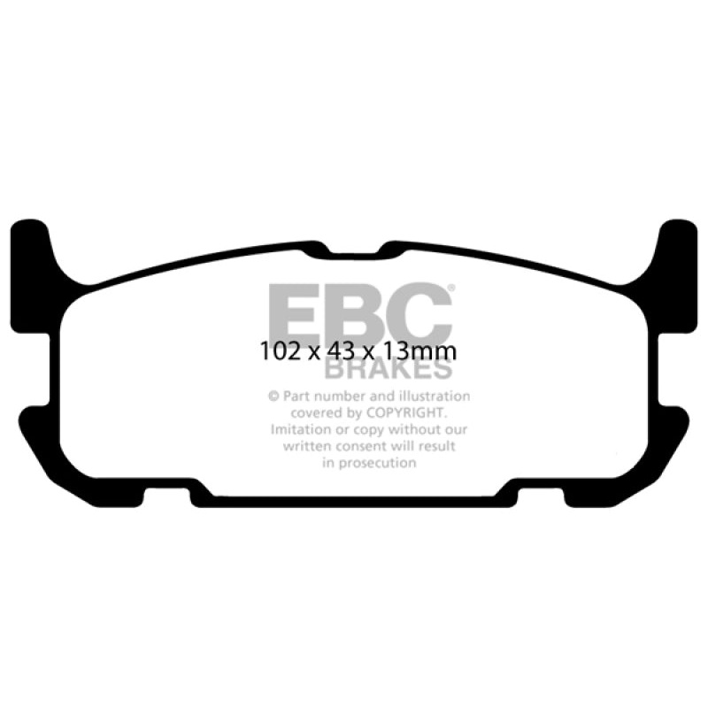 EBC 04-05 Mazda Miata MX5 1.8 (Sports Suspension) Greenstuff Rear Brake Pads