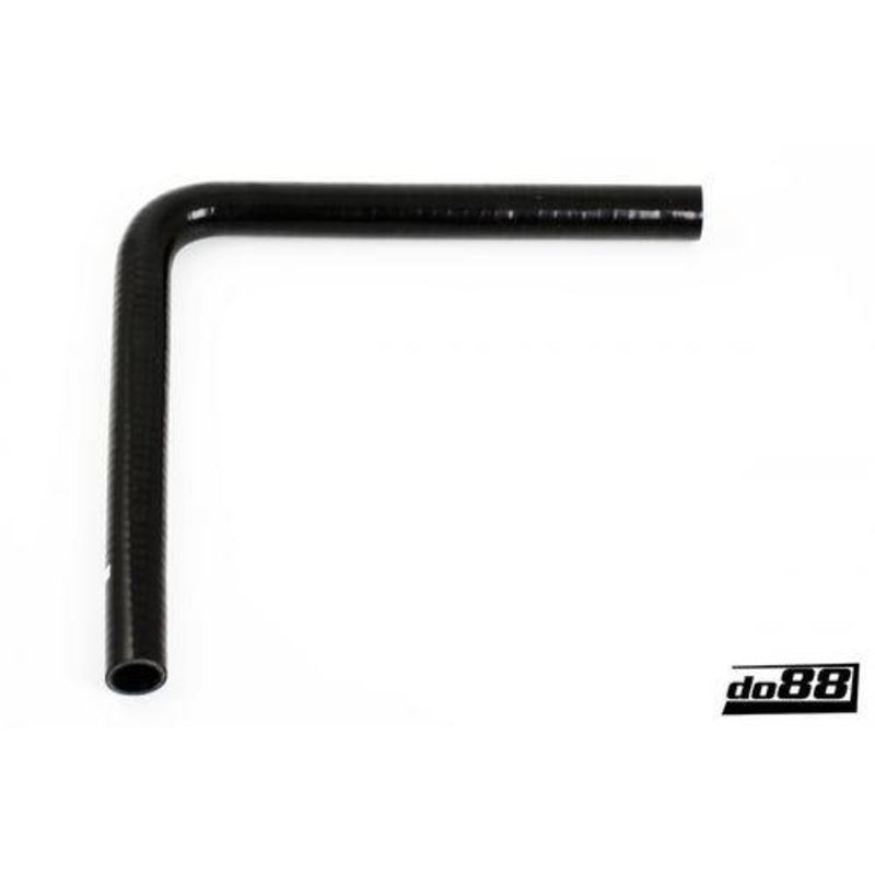 Silicone Hose Black 90 degree long leg 1,25” (32mm)