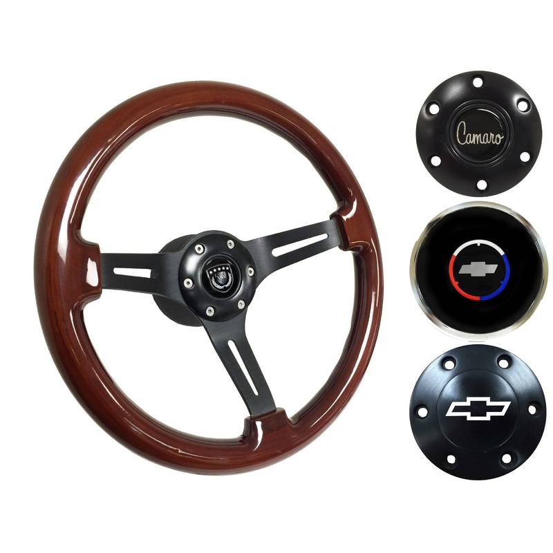 1969-89 Camaro Steering Wheel Kit | Walnut Wood | ST3027