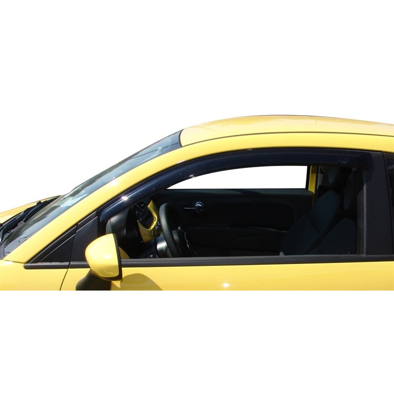 AVS 11-17 Fiat 500 Ventvisor Outside Mount Window Deflectors 2pc – Smoke