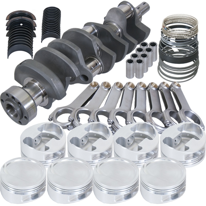 Eagle Chevy 502 1Pc 4.250in Crank 6.385in H-Beam -20cc 4.500in Pistons Rotating Assembly