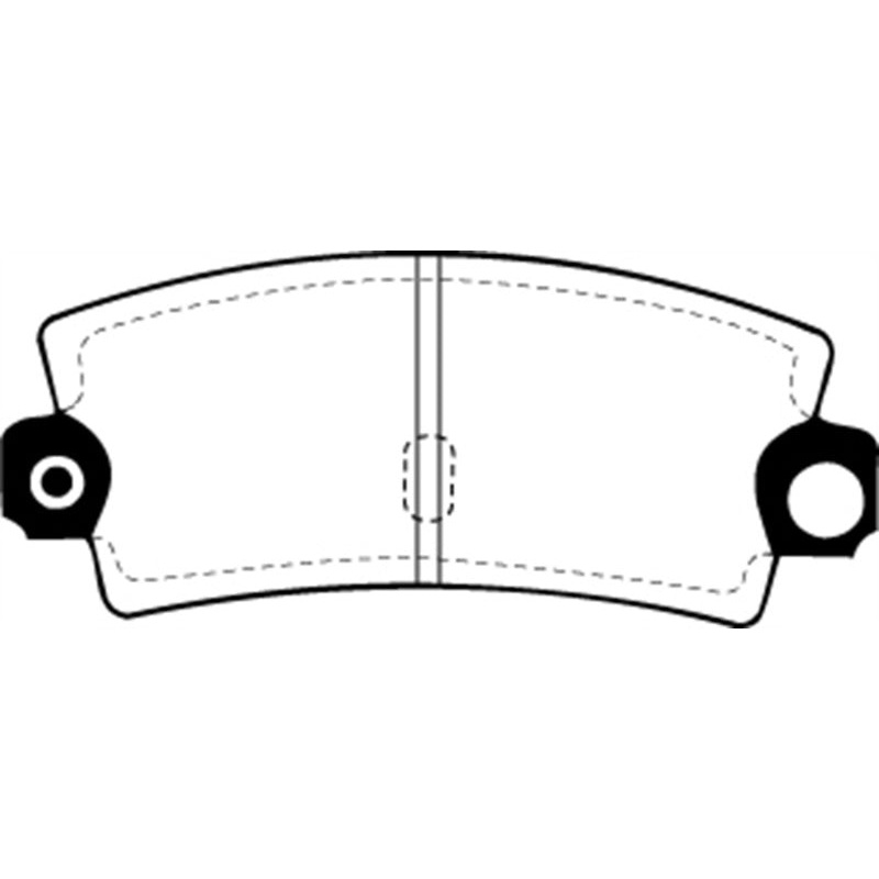 EBC 85-90 Lotus Esprit 2.2 Yellowstuff Rear Brake Pads