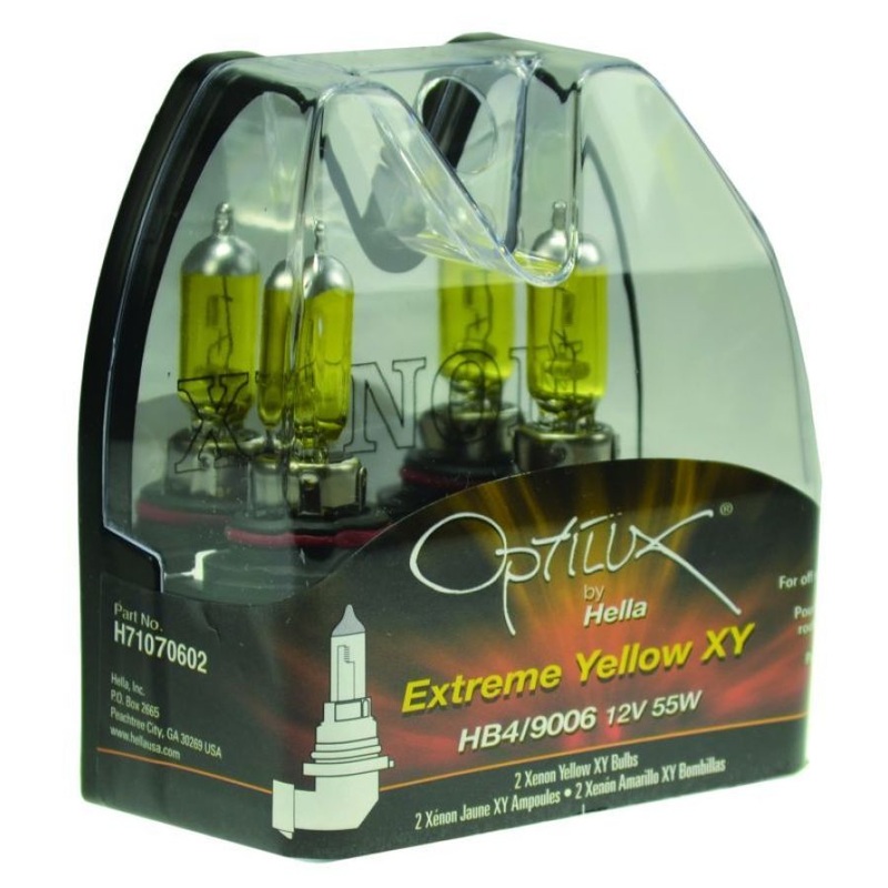 Hella Optilux HB4 9006 12V/55W XY Xenon Yellow Bulb