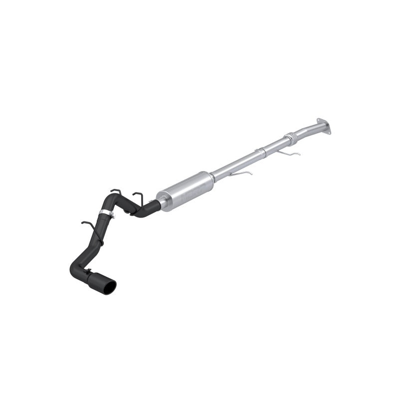 MBRP 2023+ Chevy Colorado/GMC Canyon Aluminized Steel 3in Cat-Back Single Side Exit – Black