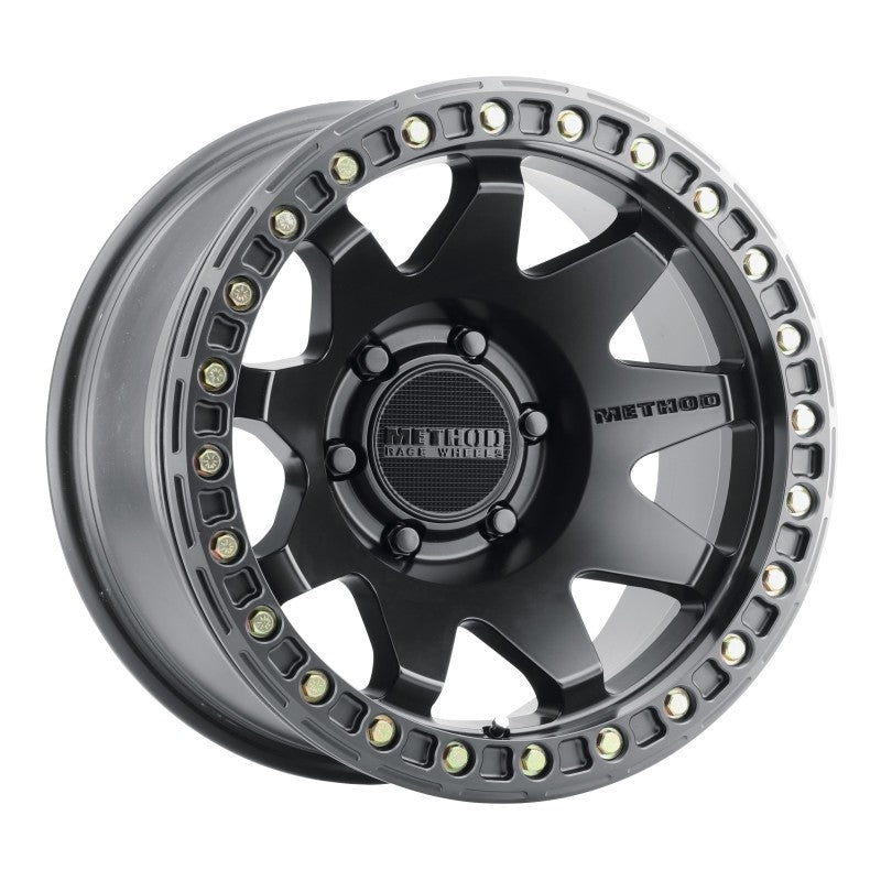 Method MR108 17×9 -44mm Offset 6×5.5 106.25mm CB Matte Black w/BH-H24125-38 Wheel