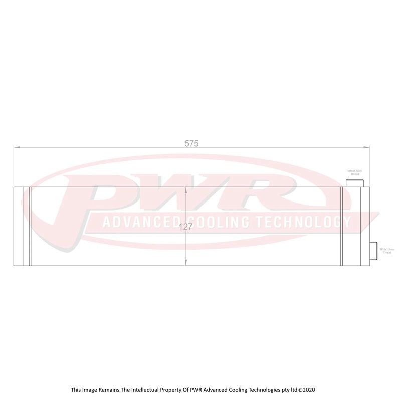 PWR – Mazda RX7 FC Series 4-5 13B Rotary Engine (1985-1992) Extruded Tube Engine Oil Cooler