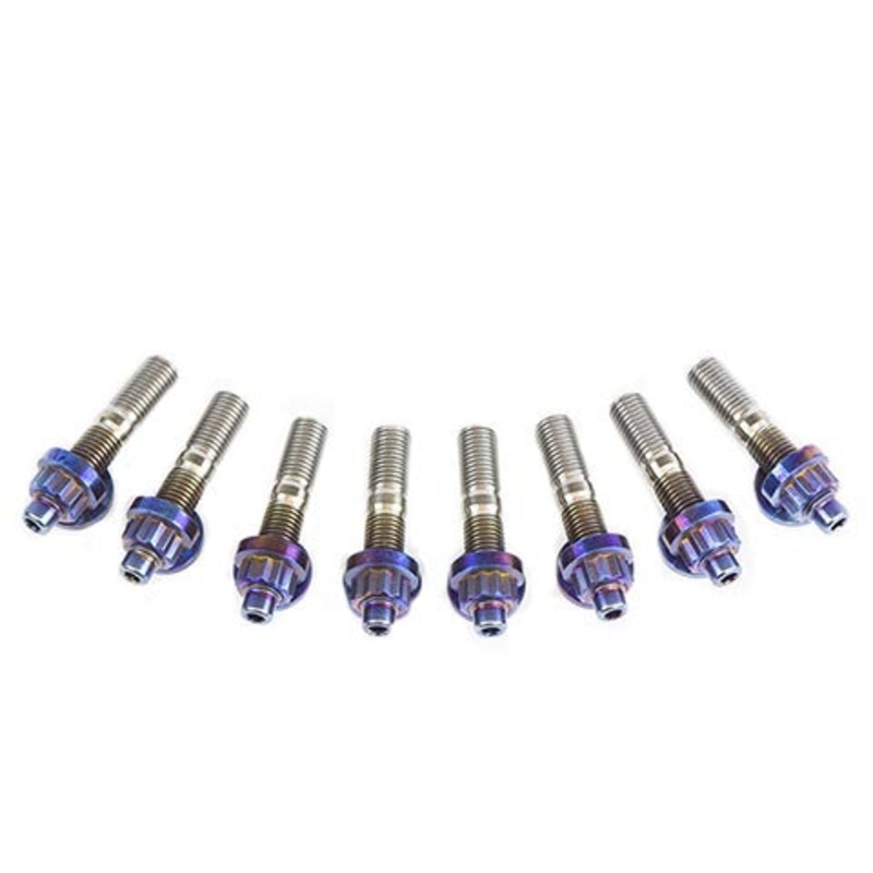 SpeedFactory Racing Titanium Exhaust Manifold Stud Kit | 1985-1998 Toyota Celica and 1990-1999 Toyota MR2 (SF-02-063-8)