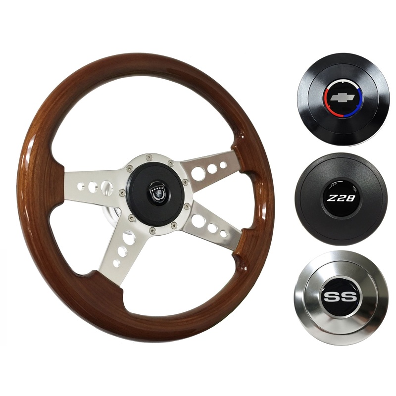 1967-68 Camaro Steering Wheel Kit | Mahogany Wood | ST3082