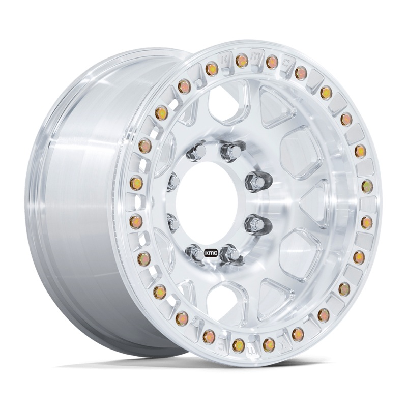 KMC Wheels KM450 Mesa Forged Slotted Beadlock 17″ 5×114.3 Raw Machined