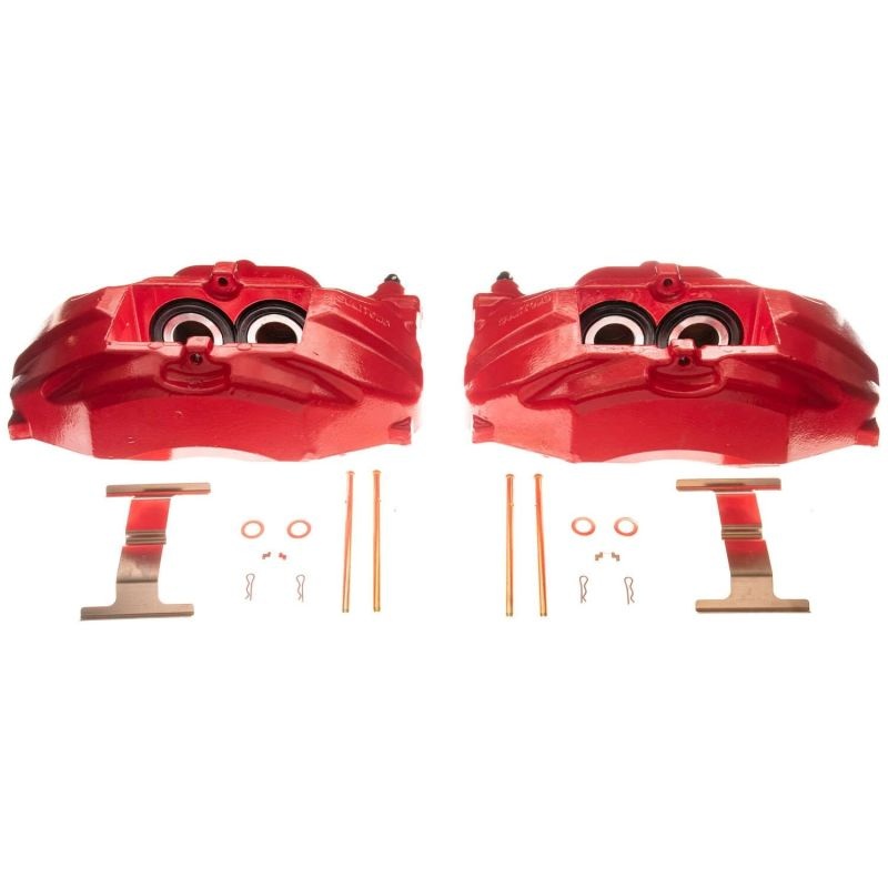 Power Stop 01-06 Lexus LS430 Front Red Calipers w/o Brackets – Pair
