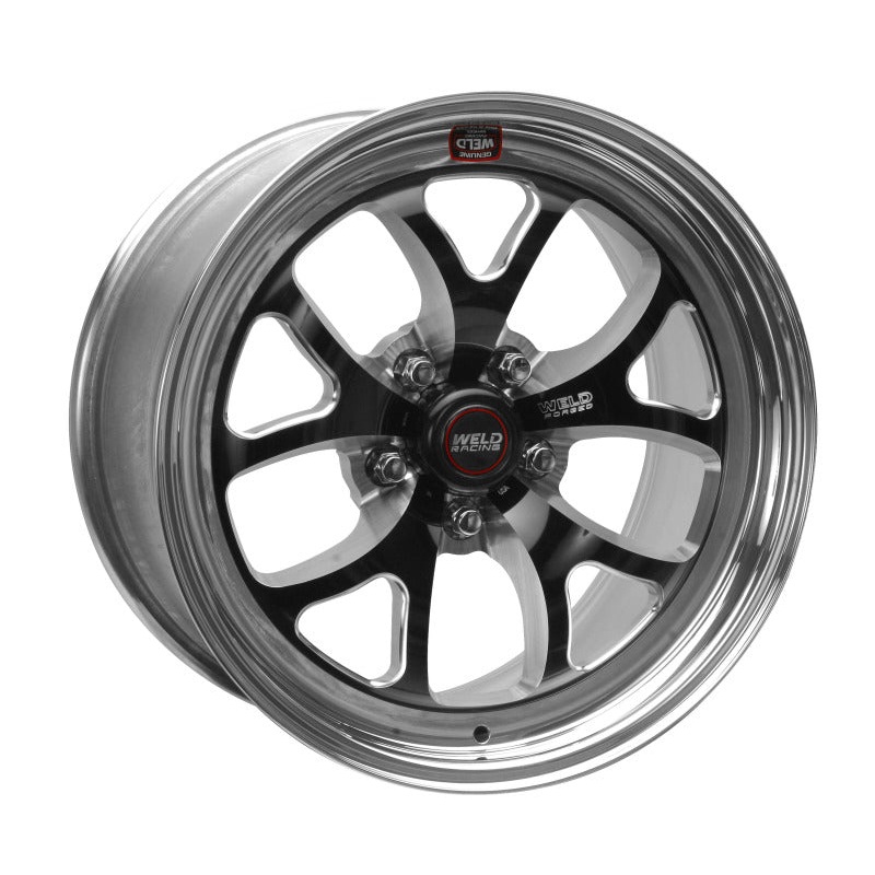 Weld S76 17×11 / 5x115mm BP / 6.2in. BS Black Wheel (High Pad) – Non-Beadlock