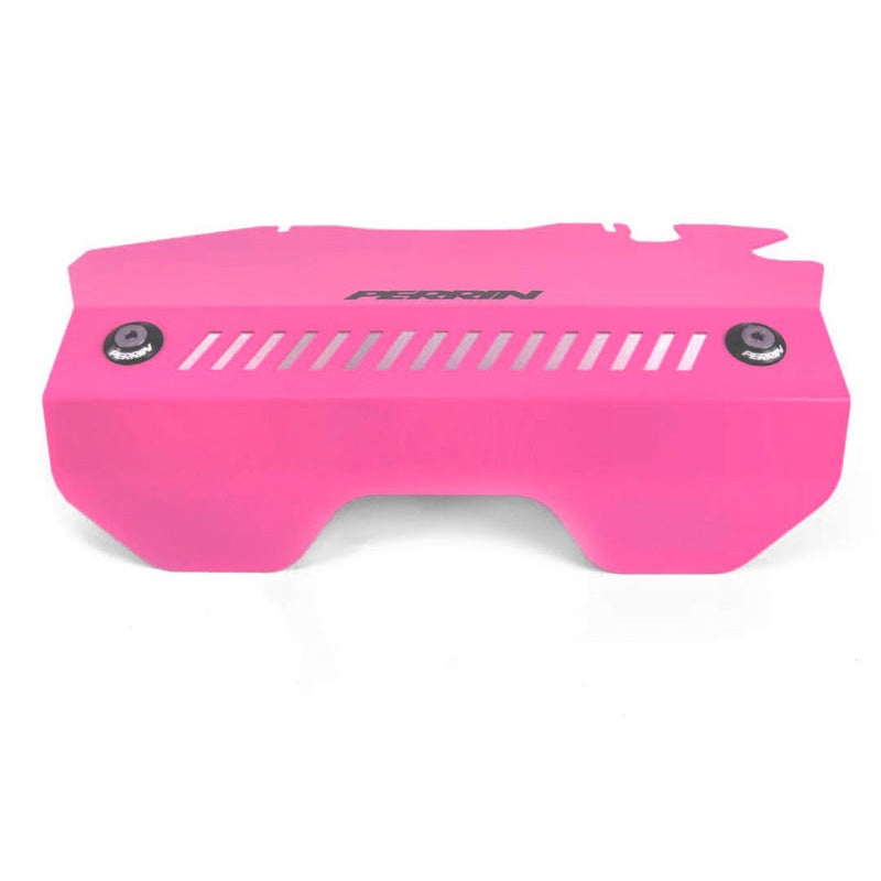 Perrin Engine Pulley Cover Hyper Pink – 2015-2021 WRX