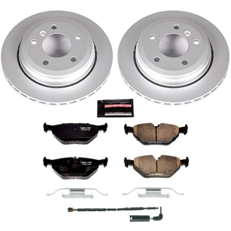 PowerStop Power Stop 01-05 BMW 325xi Rear Z23 Evolution Sport Coated Brake Kit