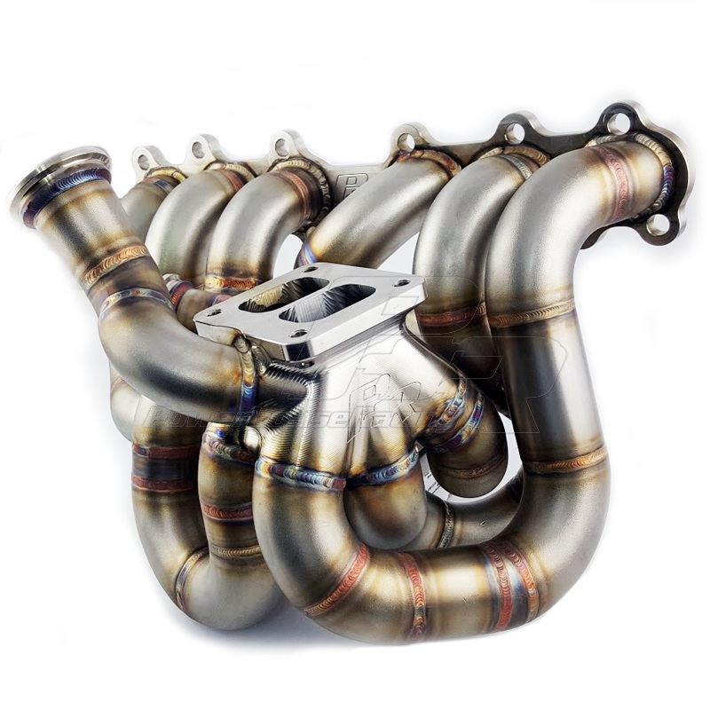 PHR S23 Turbo Manifold for 2JZ-GE Collector: Billet Turbine Fitment: T4 4-Bolt Turbo Scroll: Single Scroll Number of wastegates: (S) Single wastegate Wastegate Flange(s): Precision 56mm
