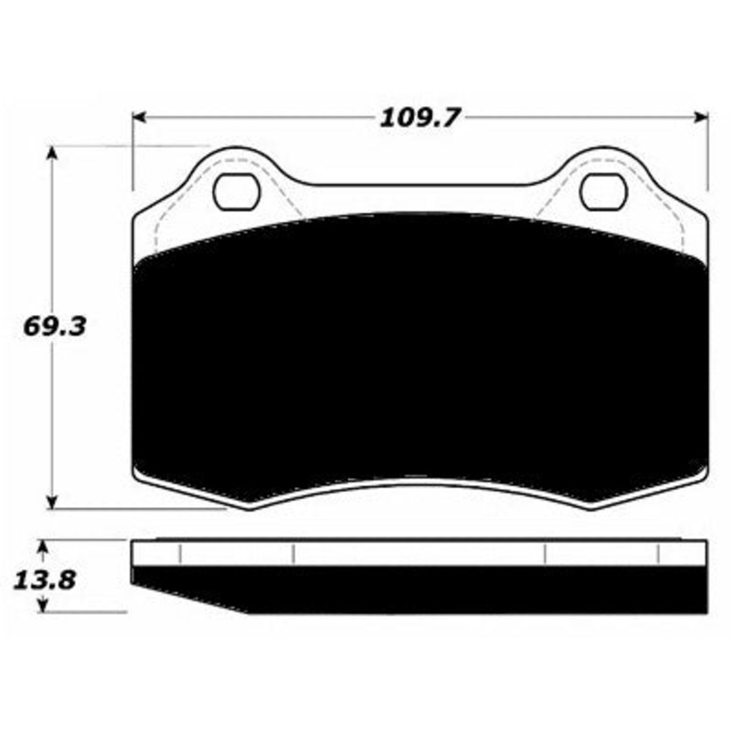 Porterfield Brake Pads for 2014 DODGE CHARGER SUPER BEE 6.4L HEMI SRT-8