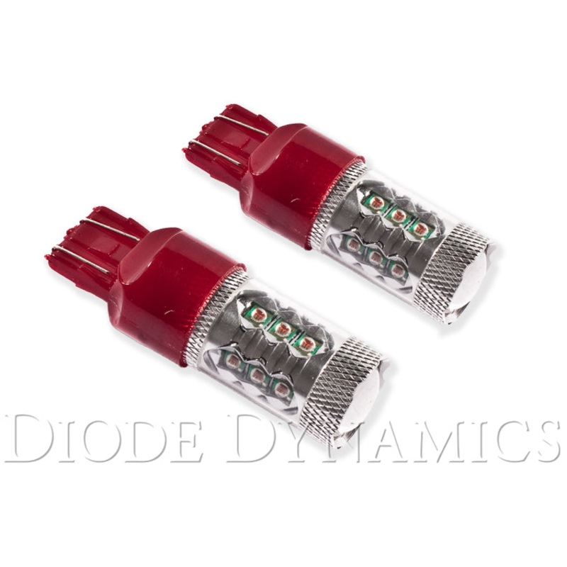 7443 LED Bulb XP80 LED Red Pair Diode Dynamics