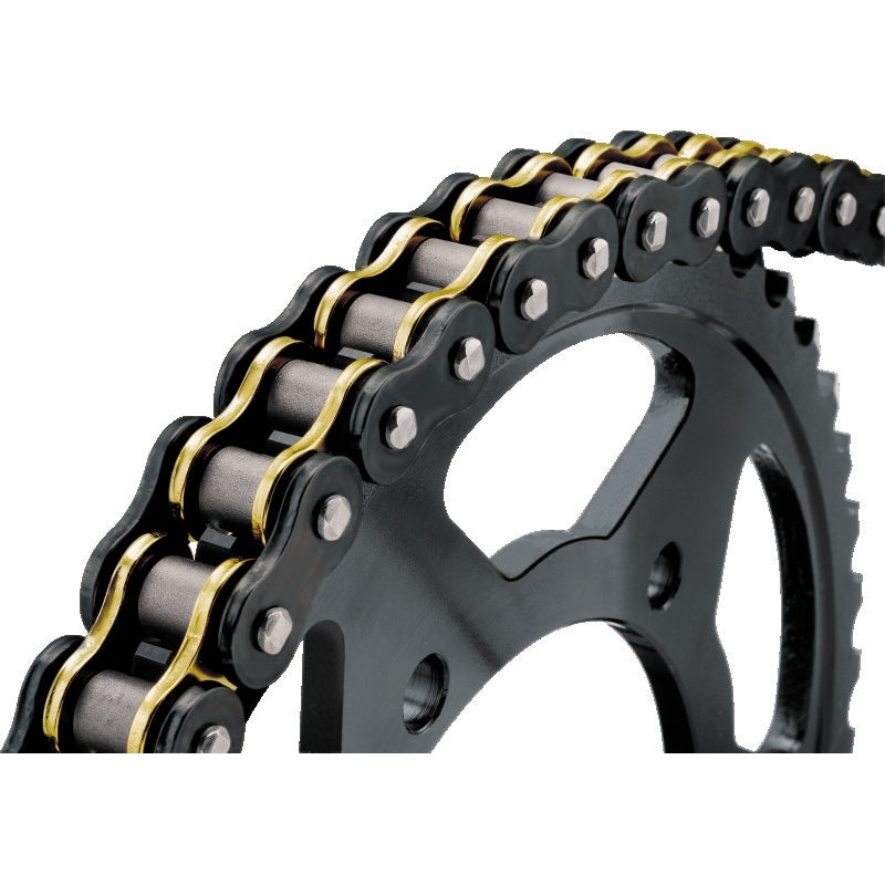 BikeMaster 525×120 BMZR Z-Ring Chain – Black/Gold