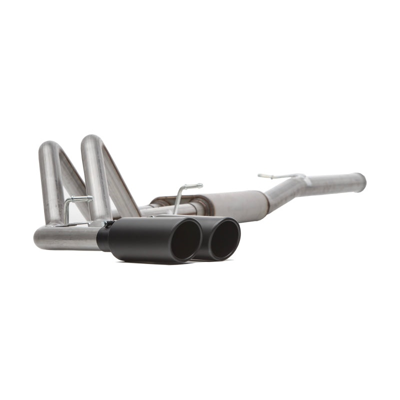 Gibson 11-14 Ford F-150 Lariat 6.2L 3in/2.5in Cat-Back Dual Sport Exhaust – Black Elite