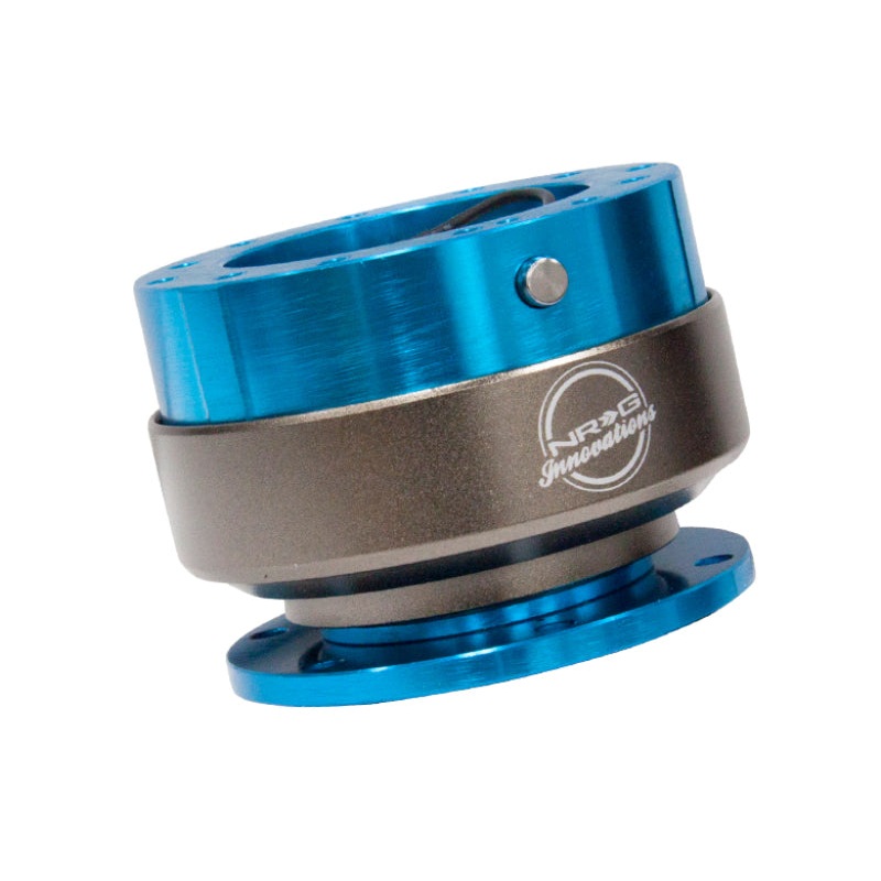 NRG Quick Release Gen 2.0 – New Blue Body / Titanium Chrome Ring
