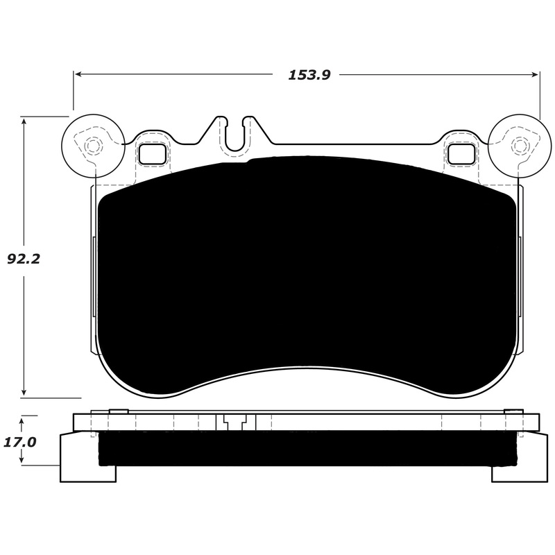 Porterfield Brake Pads for 2019 MERCEDES-BENZ SLC43 AMG