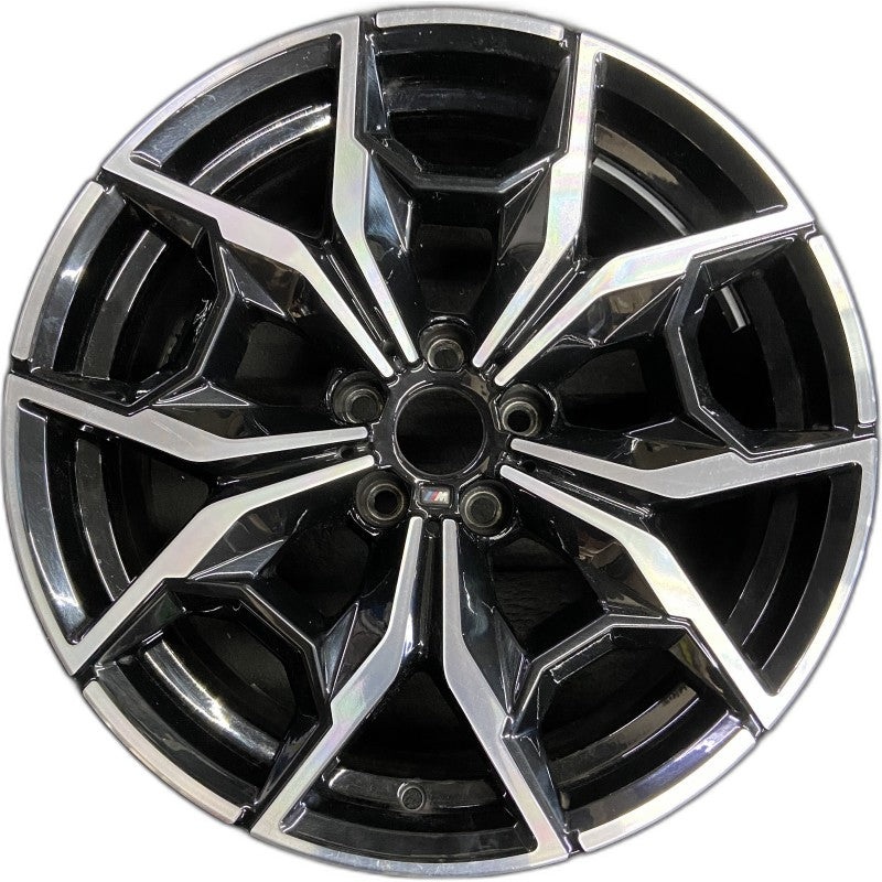 19″ BMW X3 22-24 19×7.5 alloy frt or rear 5 Y spoke machined face with pockets Original OEM Wheel Rim