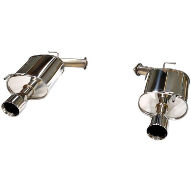 2005-2007 Infiniti M35 Medallion Touring Dual Muffler Axle-Back Exhaust by Revel VLS (T70118A)