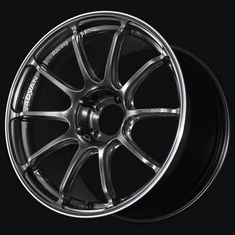 Advan RSIII Wheel – 18×8.5 +45 | 5×114.3 | Racing Hyper Black & Ring