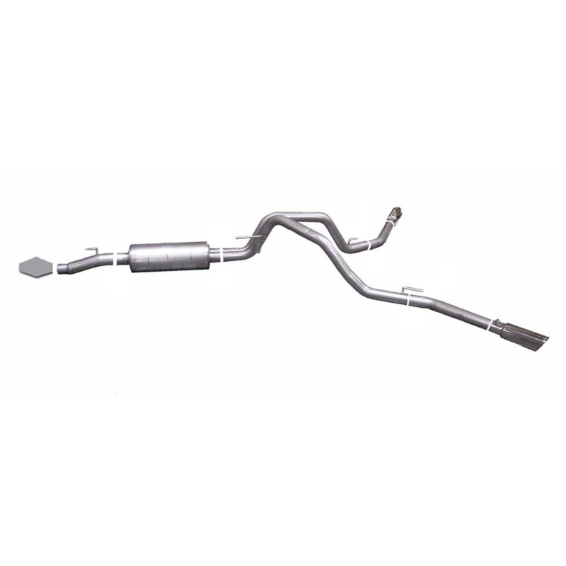 Gibson 11-14 Ford F-150 FX4 5.0L 3in/2.5in Cat-Back Dual Extreme Exhaust – Stainless