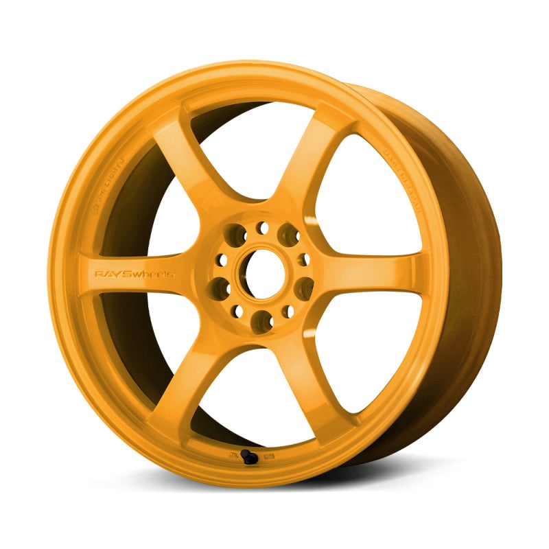 Gram Lights 57DR 18×8.5 +37 5-114.3 Mach Yellow