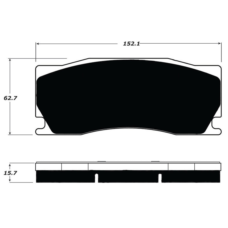 Porterfield Brake Pads for 2011 JAGUAR XKR w/Alcon Brake Pkg.