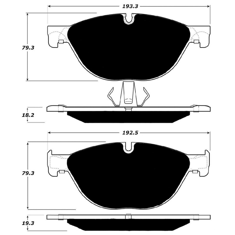 Porterfield Brake Pads for 2015 BMW 535i GT xDrive