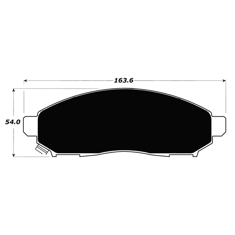 Porterfield Brake Pads for 2016 NISSAN FRONTIER 2wd V6