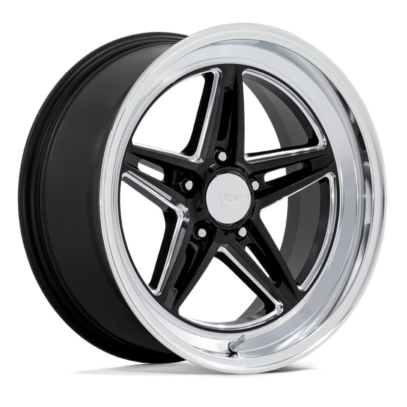 18×7.0 American Racing Groove VN514 Gloss Black w/ Diamond Cut Lip