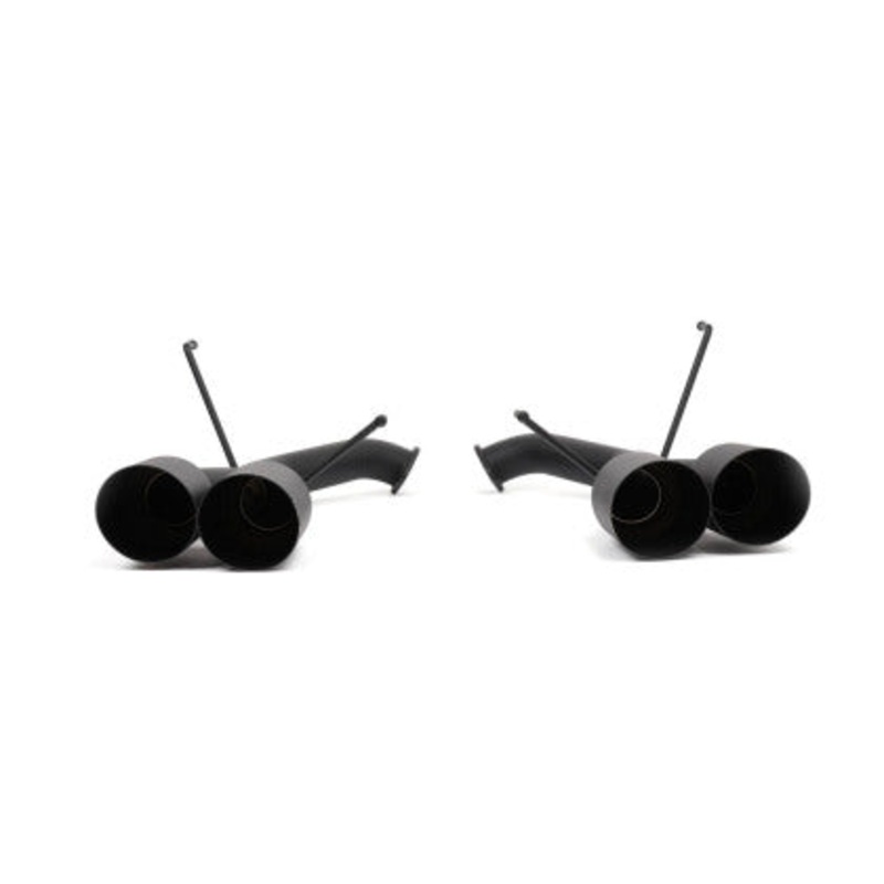 BLOX Racing [22-25 WRX] Muffler Delete / Axle Back Single Wall 4in – Matte Black Tips | BXEX-51106-BK