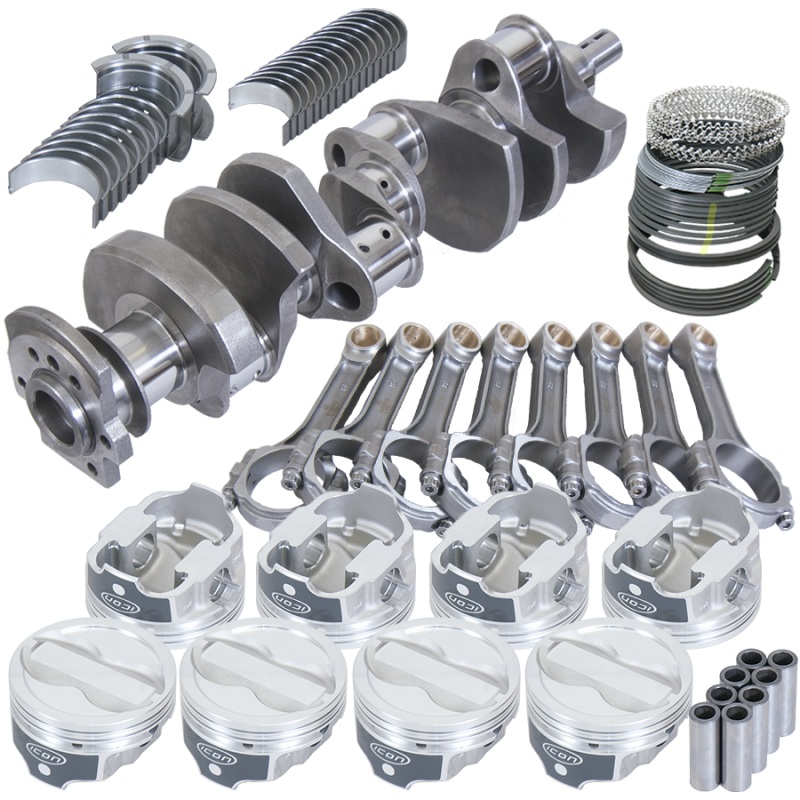 Eagle Chevy 350 3.750in Crank 6.000in I-Beam Rods -18cc 4.030in Pistons Rotating Assembly