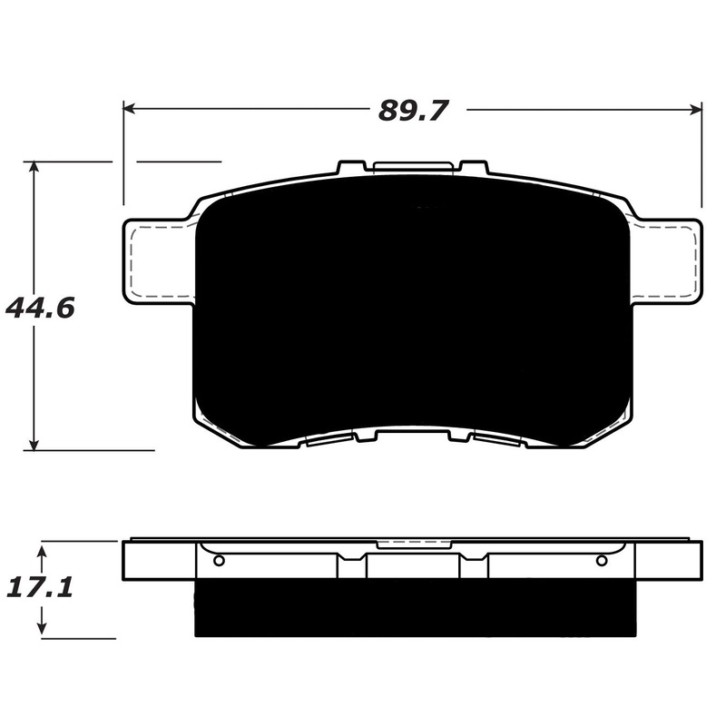Porterfield Brake Pads for 2013 HONDA ACCORD Sedan
