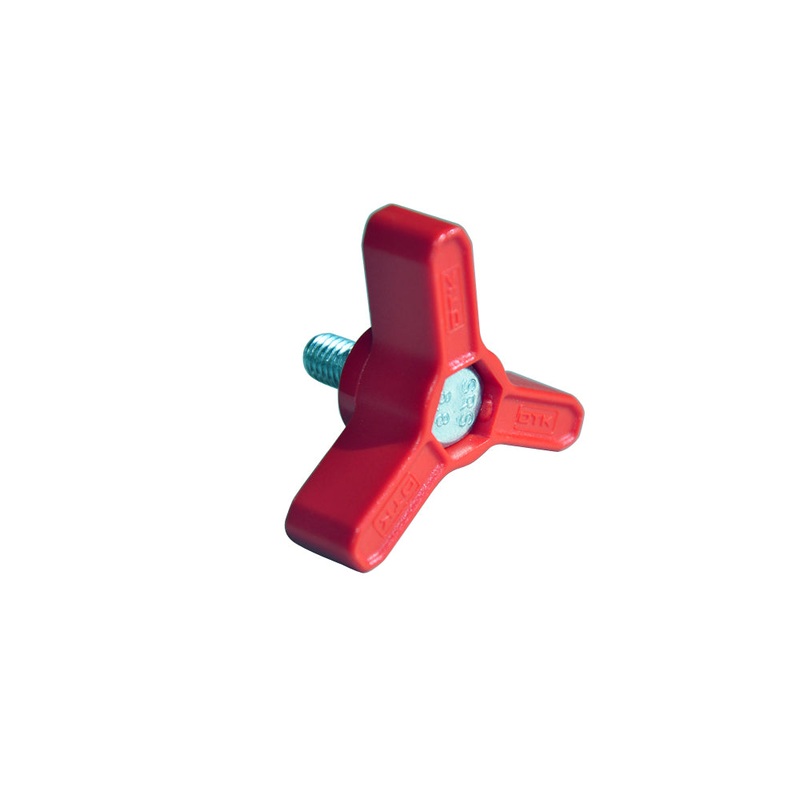 Q. 0073.002A Tony Kart OTK Fuel Tank Quick Release Knob, Red