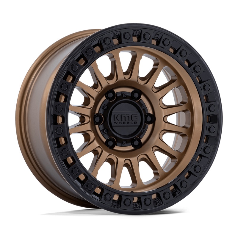 KMC Wheels KM552 IMS 20″ 5×127 Matte Bronze With Gloss Black Lip