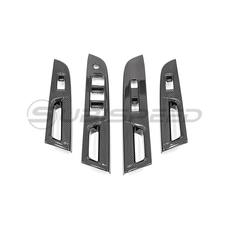 OEM LE Dry Carbon Fiber Switch Panel Covers Version 18 – 18-20 WRX/STI