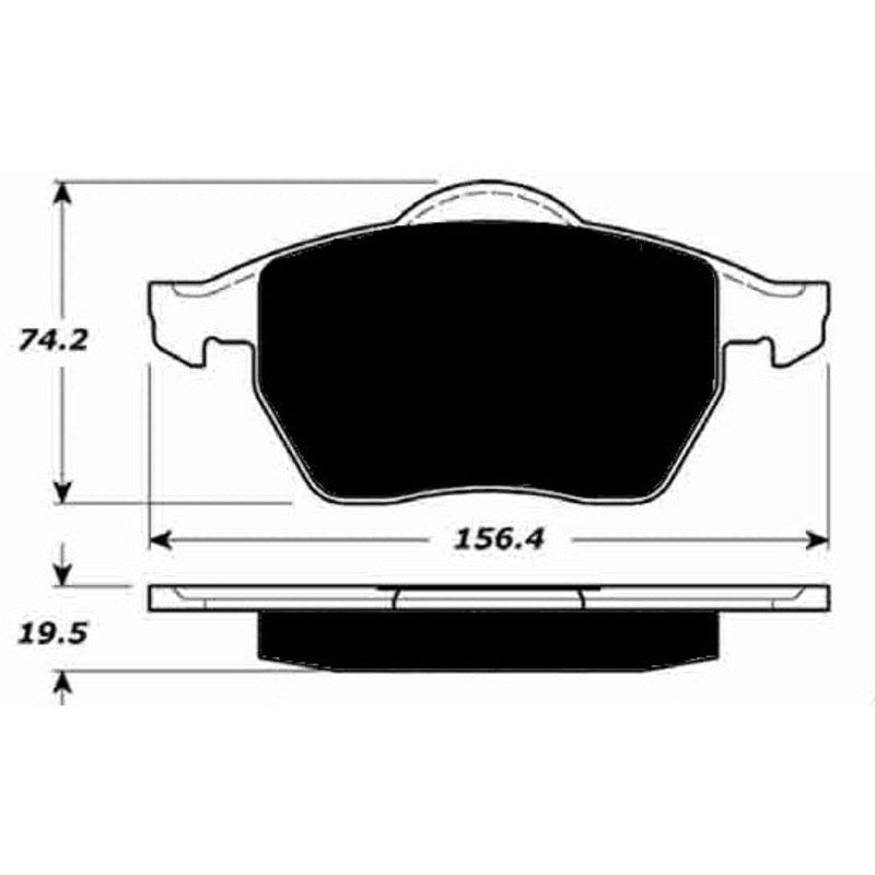 Porterfield Brake Pads for 2006 AUDI A4 – Turbo Sedan 2.0L