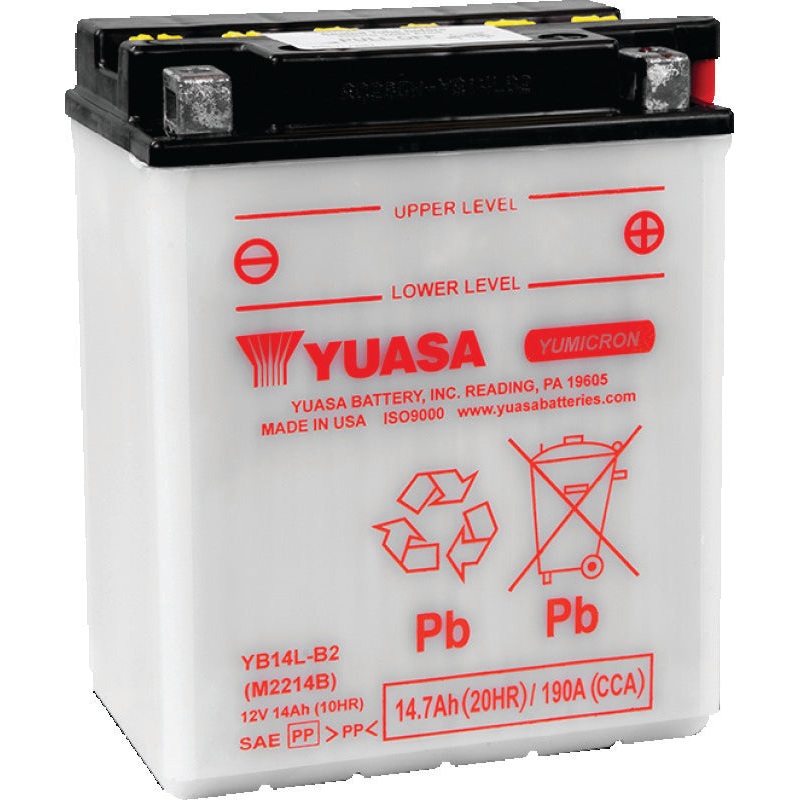 Yuasa YB14L-B2Yumicron CX 12-Volt Battery