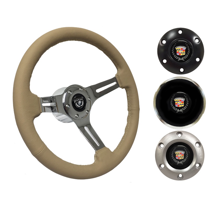 1969-89 Cadillac Steering Wheel Kit | Tan Leather | ST3012TAN
