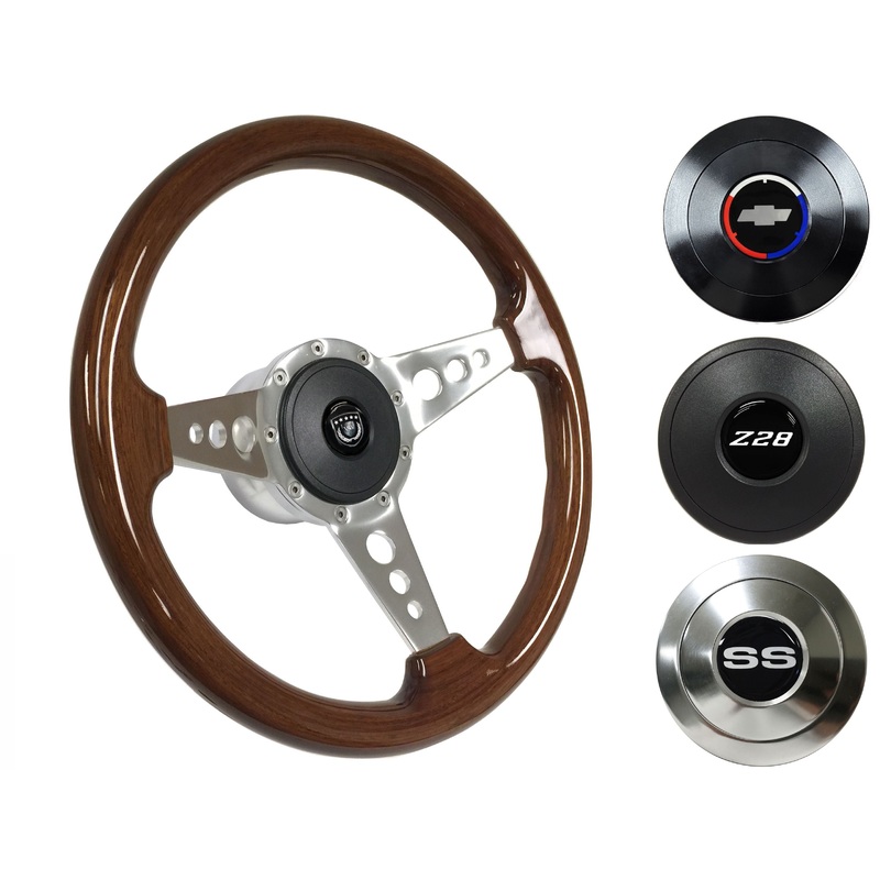 1969-89 Camaro Steering Wheel Kit | Mahogany Wood | ST3076