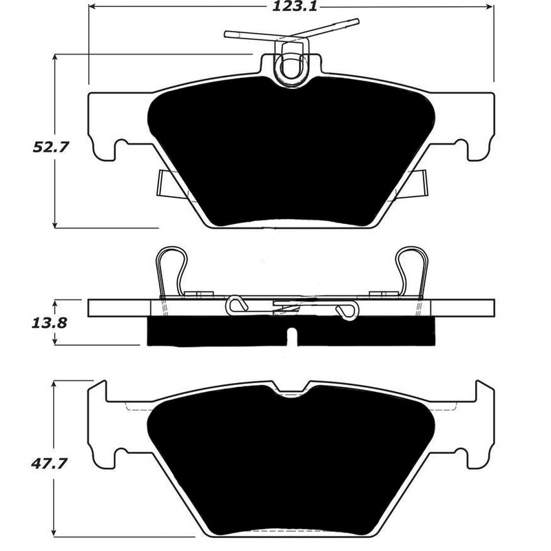 Porterfield Brake Pads for 2016 SUBARU OUTBACK