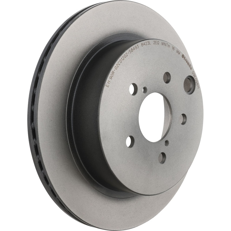 PRIME UV Coated Rear Disc Brake Rotor – 09.E098.11