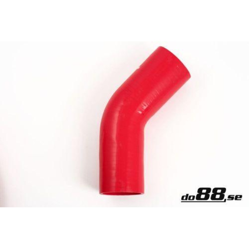 Silicone Hose Red 45 degree 3” (76mm)